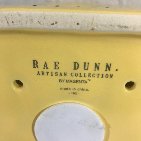 Rae Dunn Yellow Birdhouse "PEEP" LL Font Spring - Picture 4 of 4